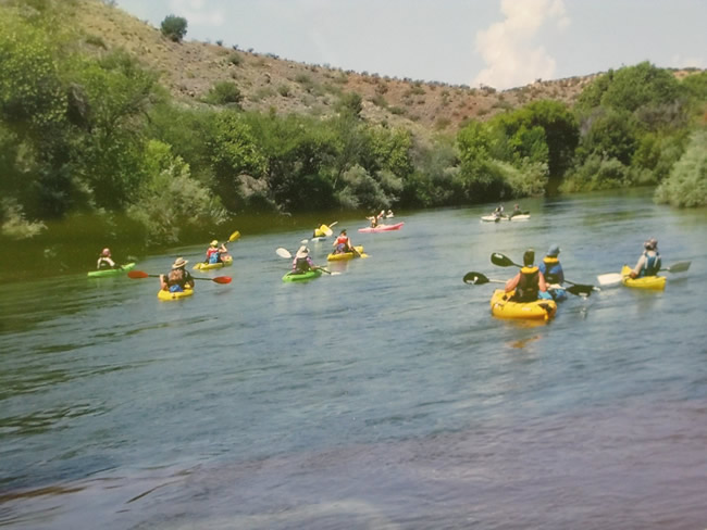 Kayaks On Lake